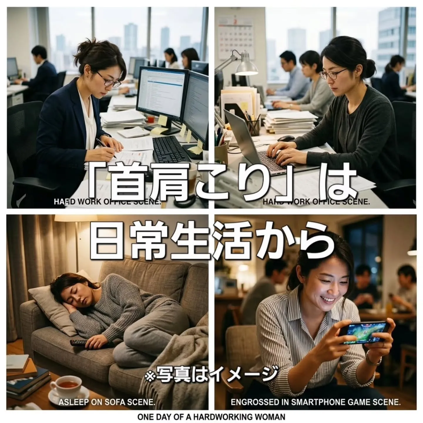 「肩こり」「首こり」は日常生活から!