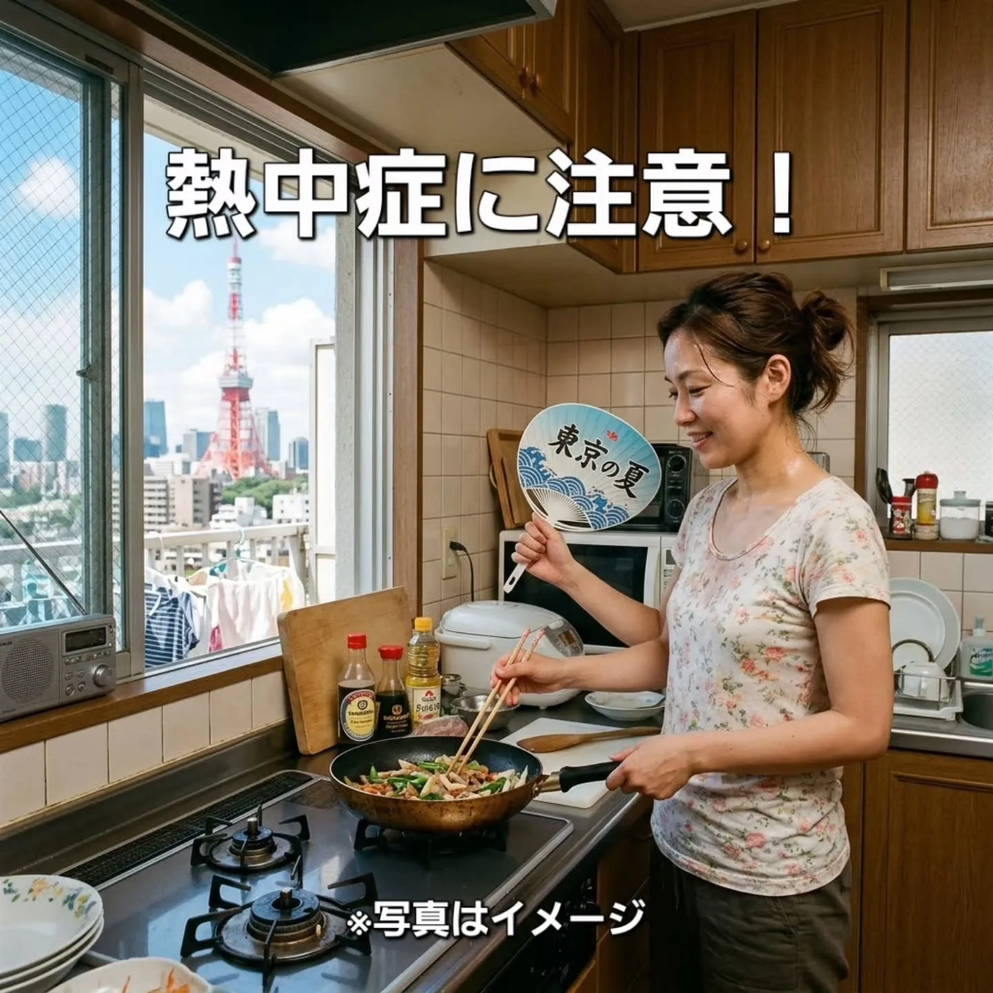 真夏日再来！⁡